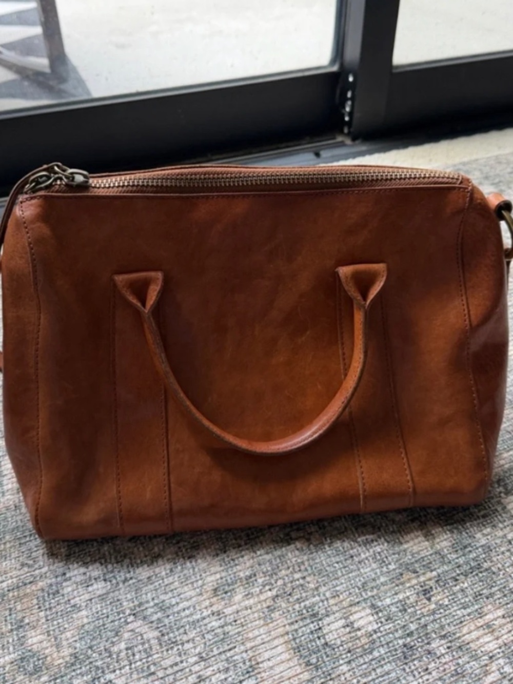 Madewell Prague Leather Crossbody Satchel - Picture 2 of 8